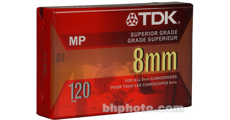 TDK P6-120MP 8mm Video Cassette P6-120MPL B&H Photo Video