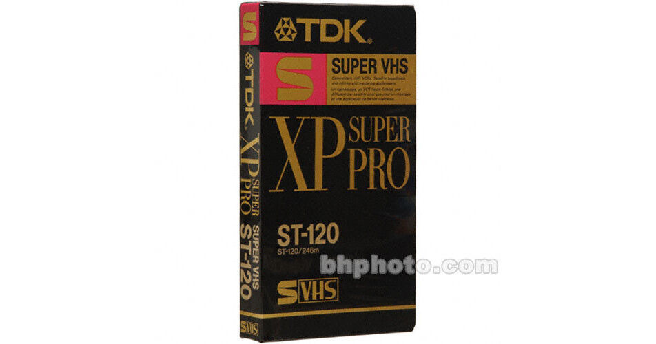 TDK VHSテープセット XP PRO ST-120 & HiFi T-120 TDK VHSテープセット XP PRO ST-120 & HiFi T-120