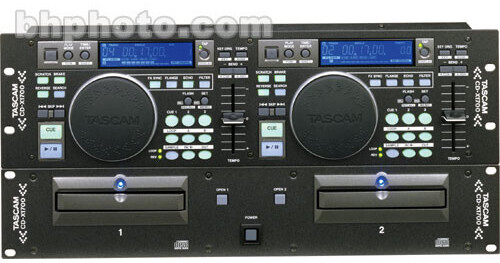 TASCAM CDX1700 - Rackmountable CD/MP3 Player for DJ's CD-X1700