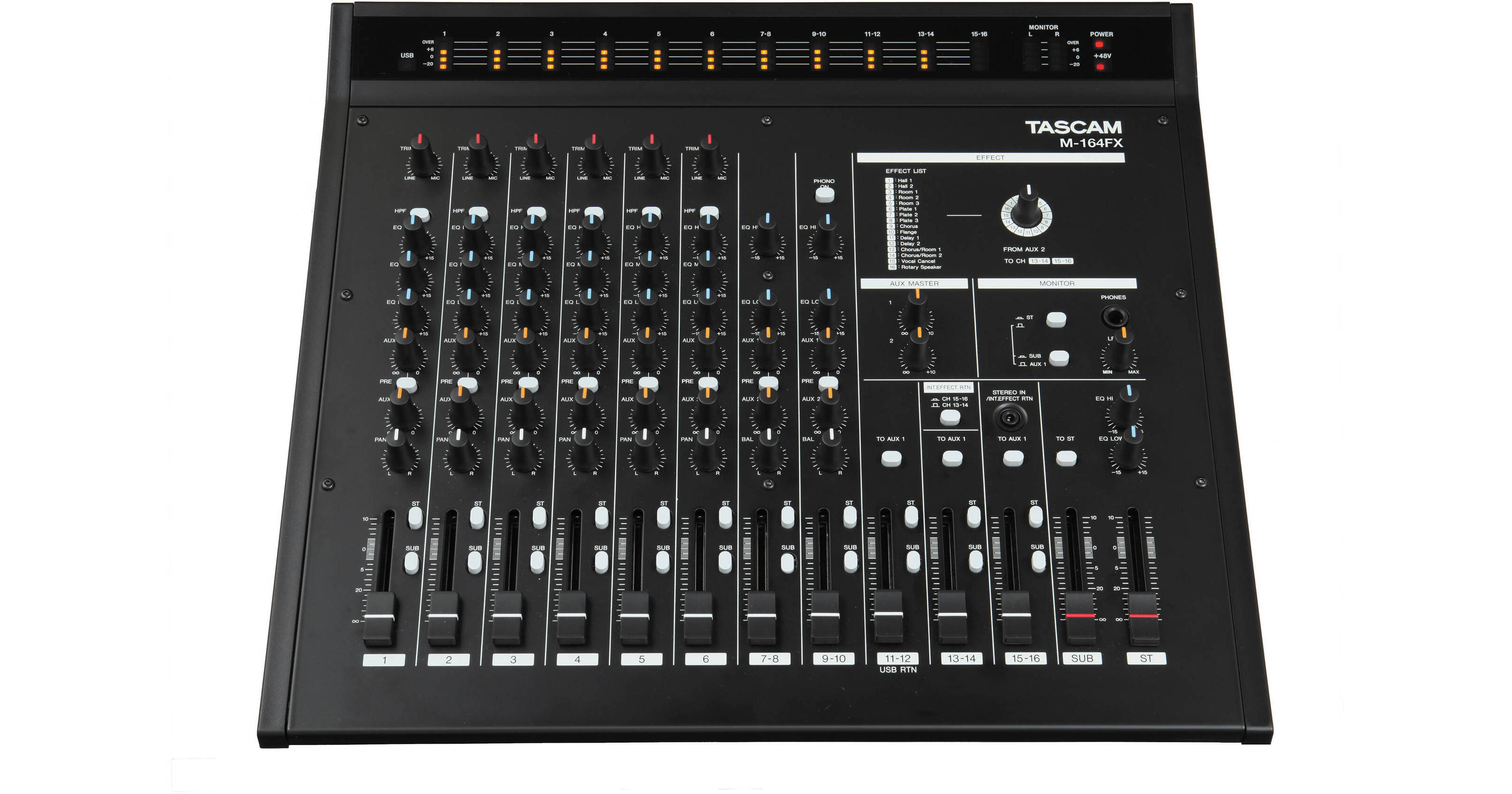 TASCAM M-164FX 16-Channel Mixing Board with Digital M-164FX B&H