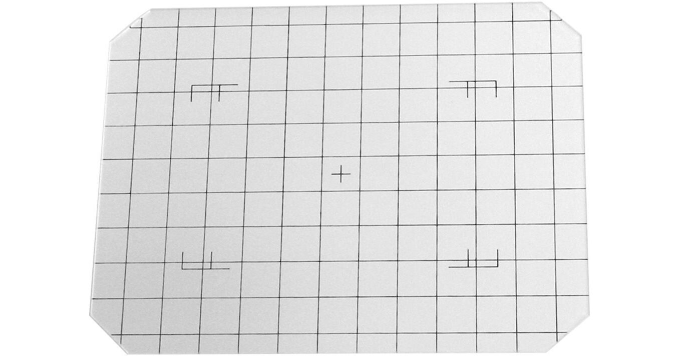 Toyo-View 4x5 Groundglass Focusing Screen - Black Grid 180-801