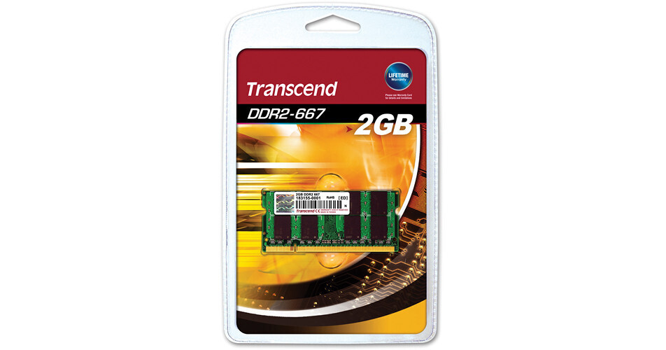 Transcend 2GB SO-DIMM Memory for Notebook TS256MSQ64V6U B&H