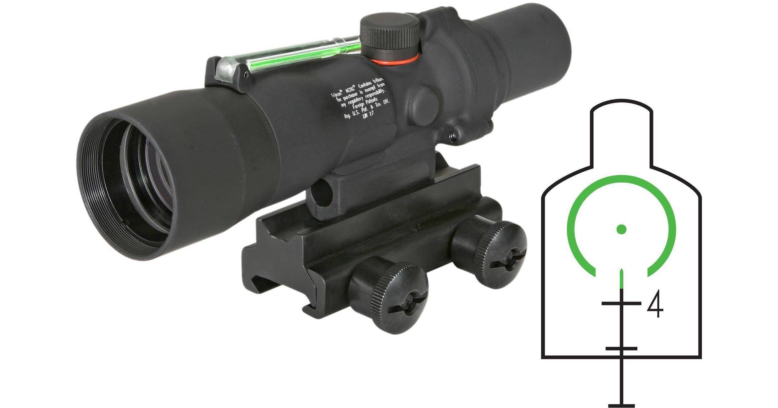 Trijicon 3x30 ACOG Riflescope (Matte Black) TA33G-H B&H Photo