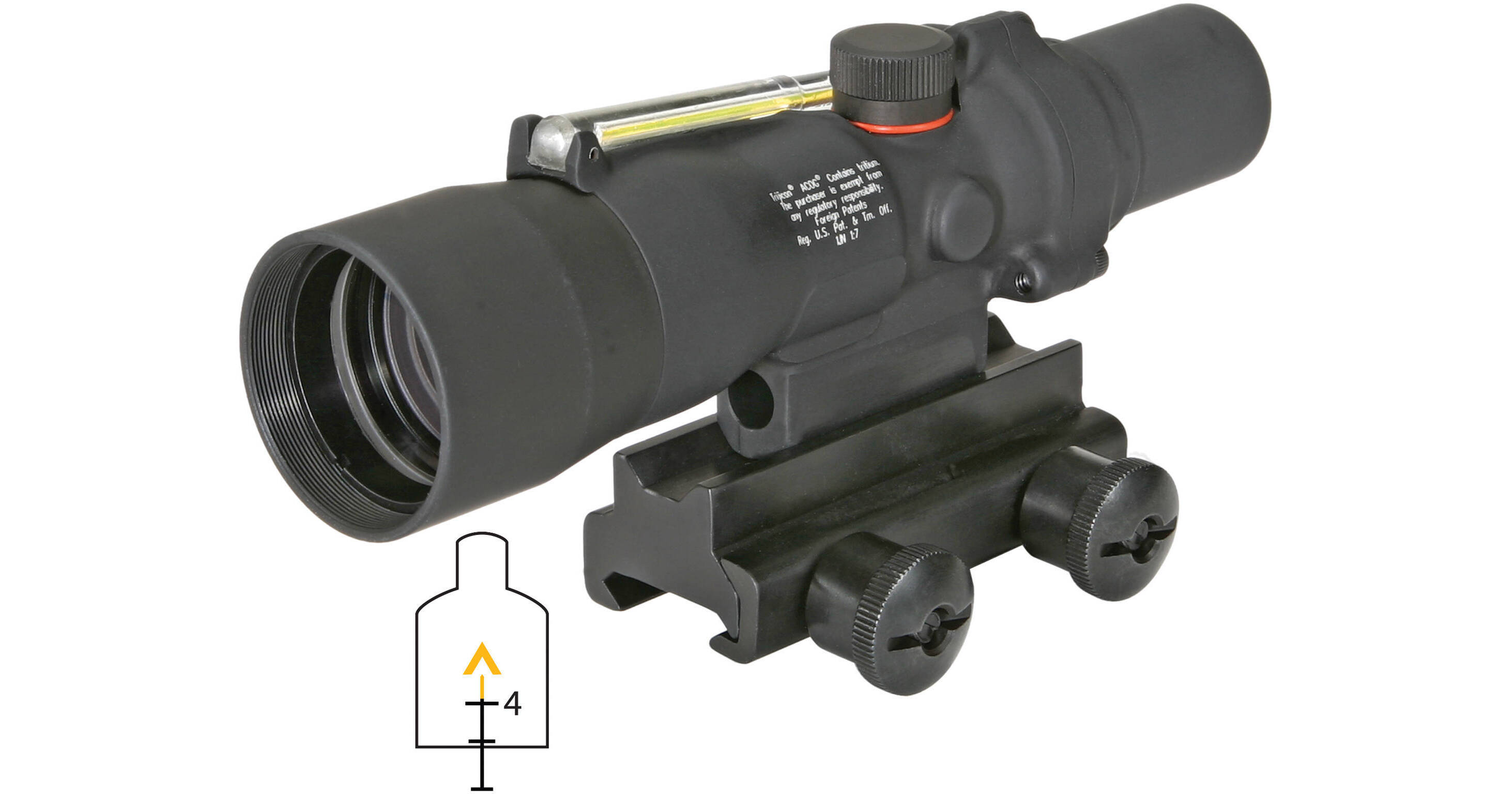 Trijicon 3x30 ACOG Riflescope (Matte Black) TA33-8 B&H Photo