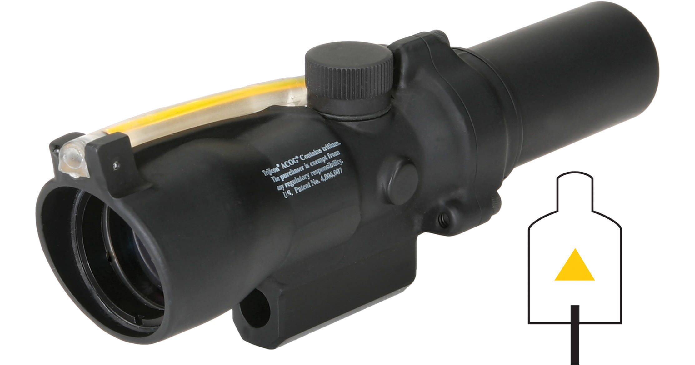 Trijicon 1.5x24 ACOG Riflescope (Matte Black) TA45-2 B&H Photo