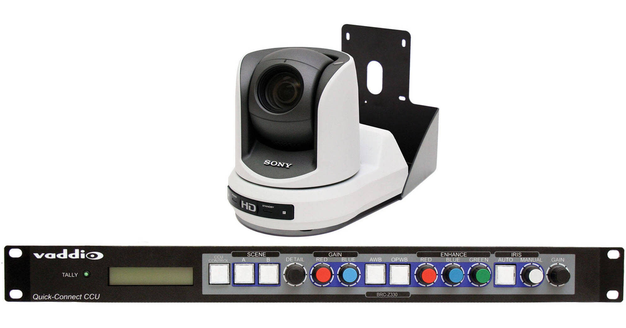【中古】vaddio 998-2100-000 IR リモートコマンダー Vaddio WallVIEW CCU Z330 999-6857-000 B&H Photo Video
