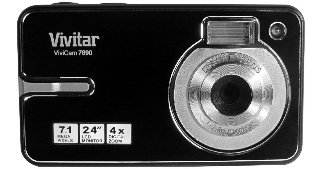 Vivitar ViviCam 7690 Digital Camera (Black) 7690BLACK B&H Photo