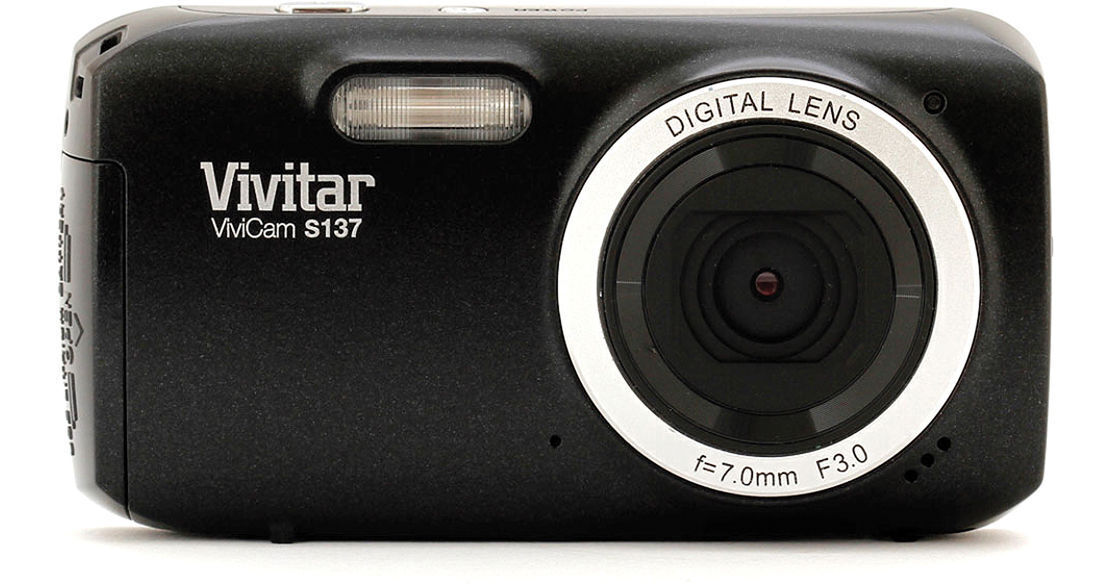 Vivitar 16.1Mp ViviCam S137 Digital Camera VS137-BLK-BOX-INT B&H