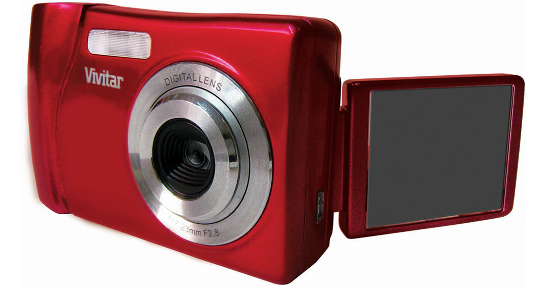 Vivitar ViviCam X018 Digital Camera (Strawberry) VX018-STRAW B&H