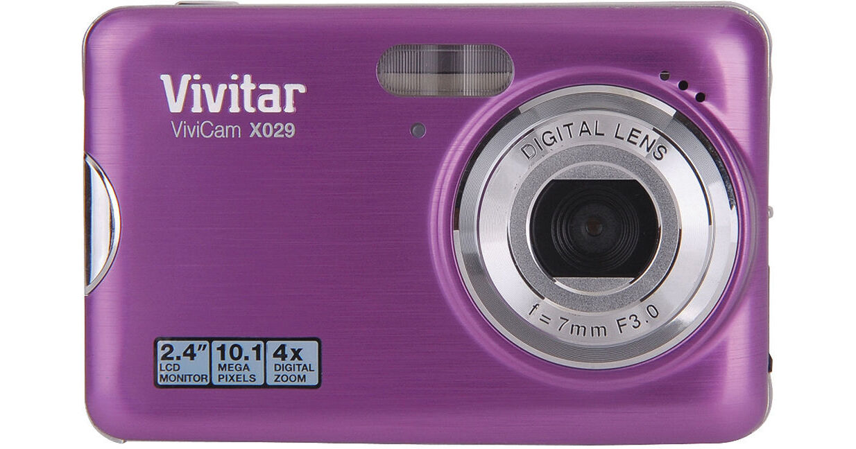Vivitar ViviCam X029 Digital Camera (Grape) VX029-GRAPE B&H
