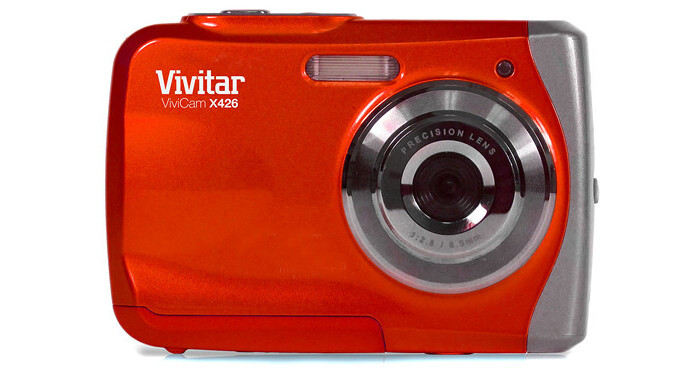 Vivitar ViviCam X426 Waterproof Digital Camera (Red) VX426-RED