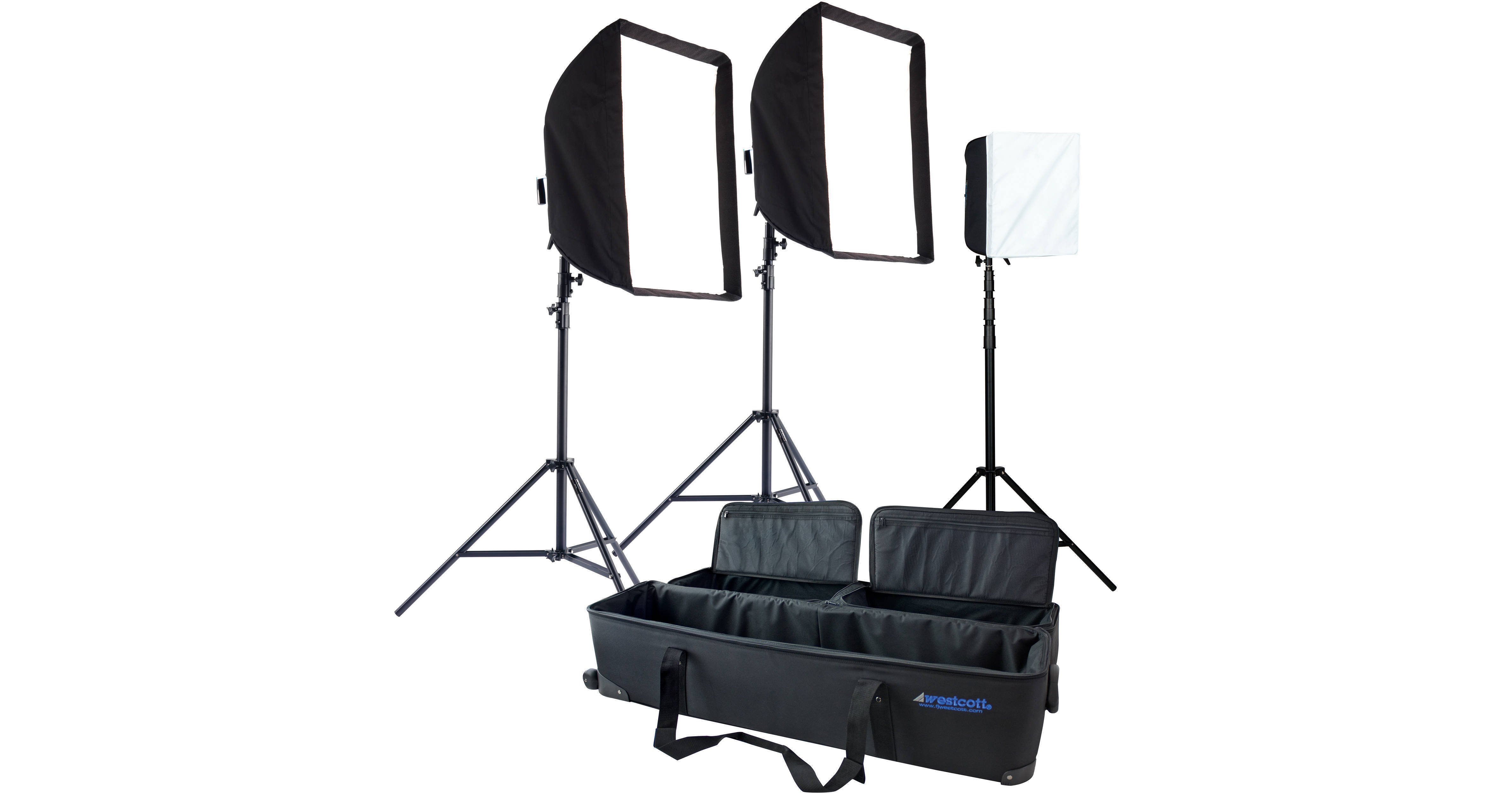 Westcott Spiderlite 1560W TD5 3-Light Studio Softbox Kit 4818