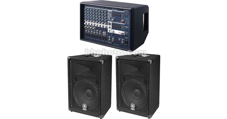 Yamaha EMX-512SC Mix System EMX512SC/BR15 BUNDLE B&H Photo Video