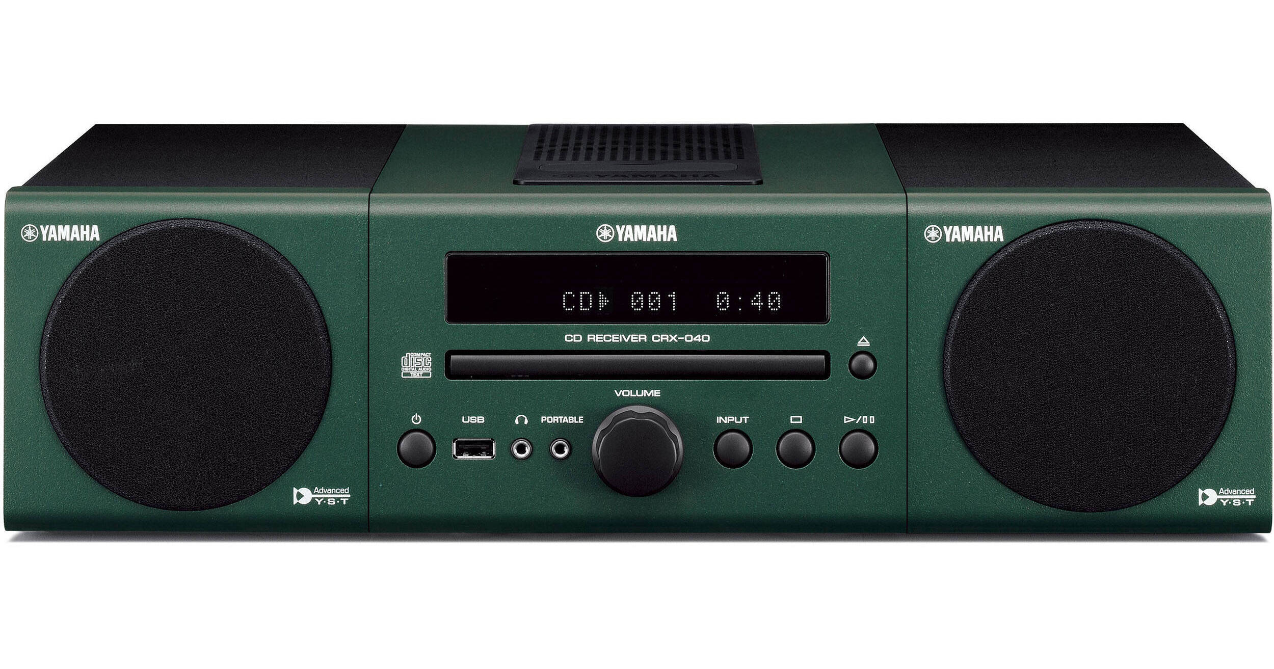 Yamaha MCR-040GN Micro Component System (Dark Green) MCR-040GN