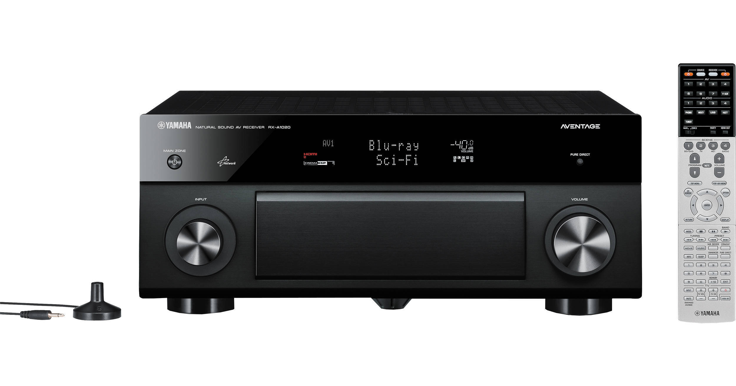 Yamaha RX-A1020BL 7.2-Channel A/V Receiver (Black) RX-A1020BL