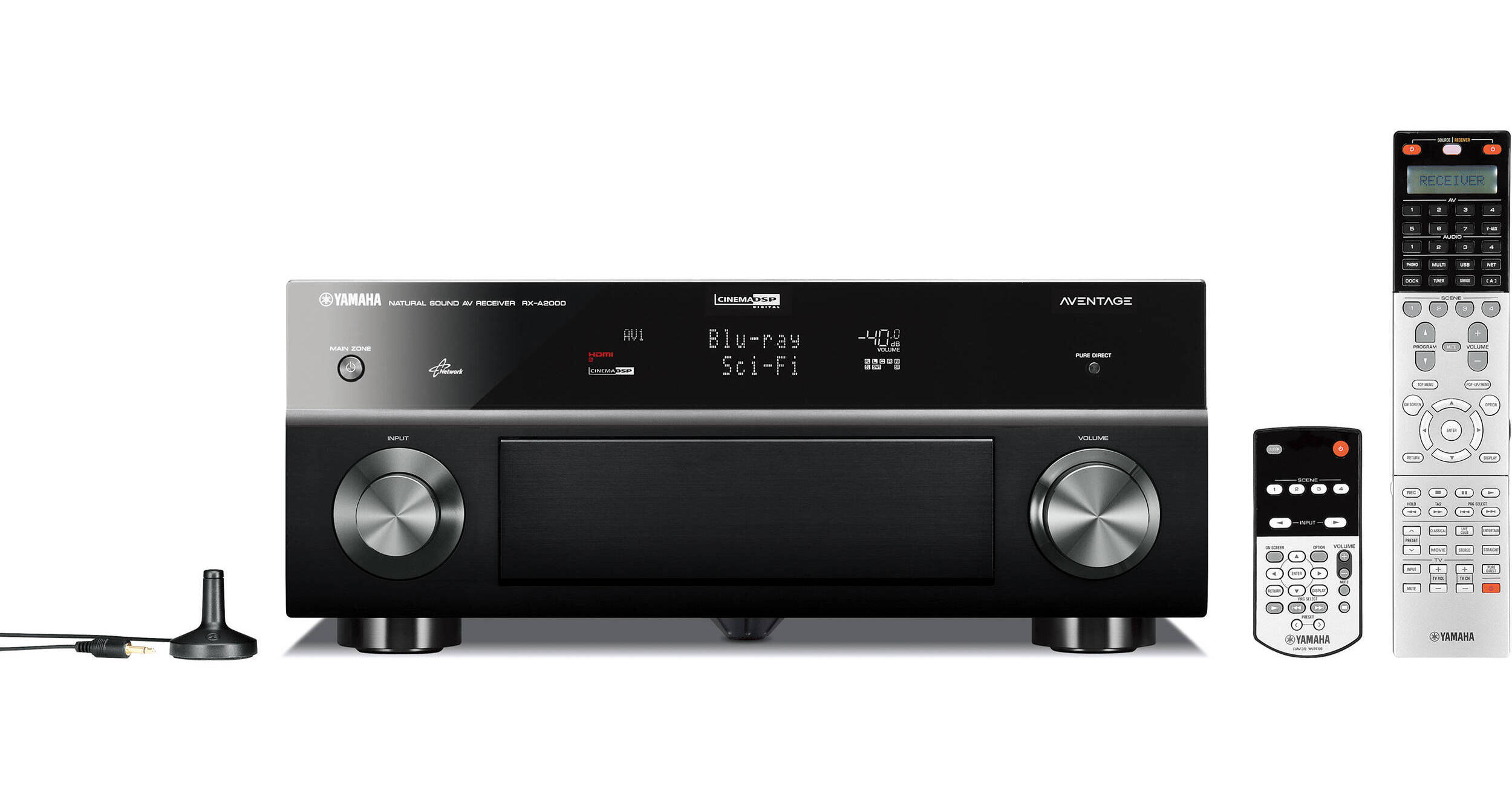 Yamaha RX-A2000BL A/V Receiver (Black) RX-A2000BL B&H Photo Video
