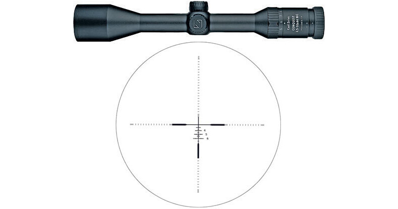 ZEISS 3.5-10x44 Conquest MC Riflescope (Matte Black) 52 14 20