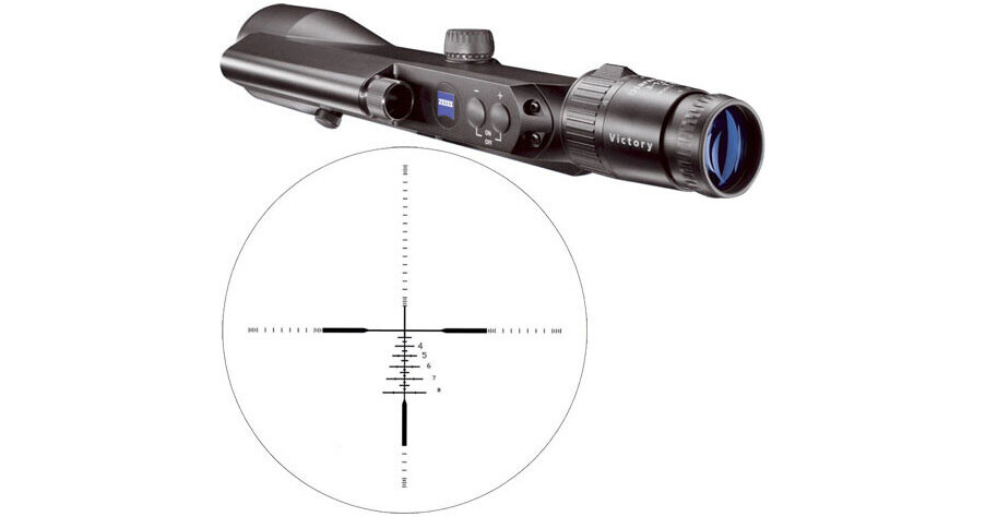 ZEISS 3-12x56 Victory Diarange T* Riflescope 52 17 97 9972 B&H