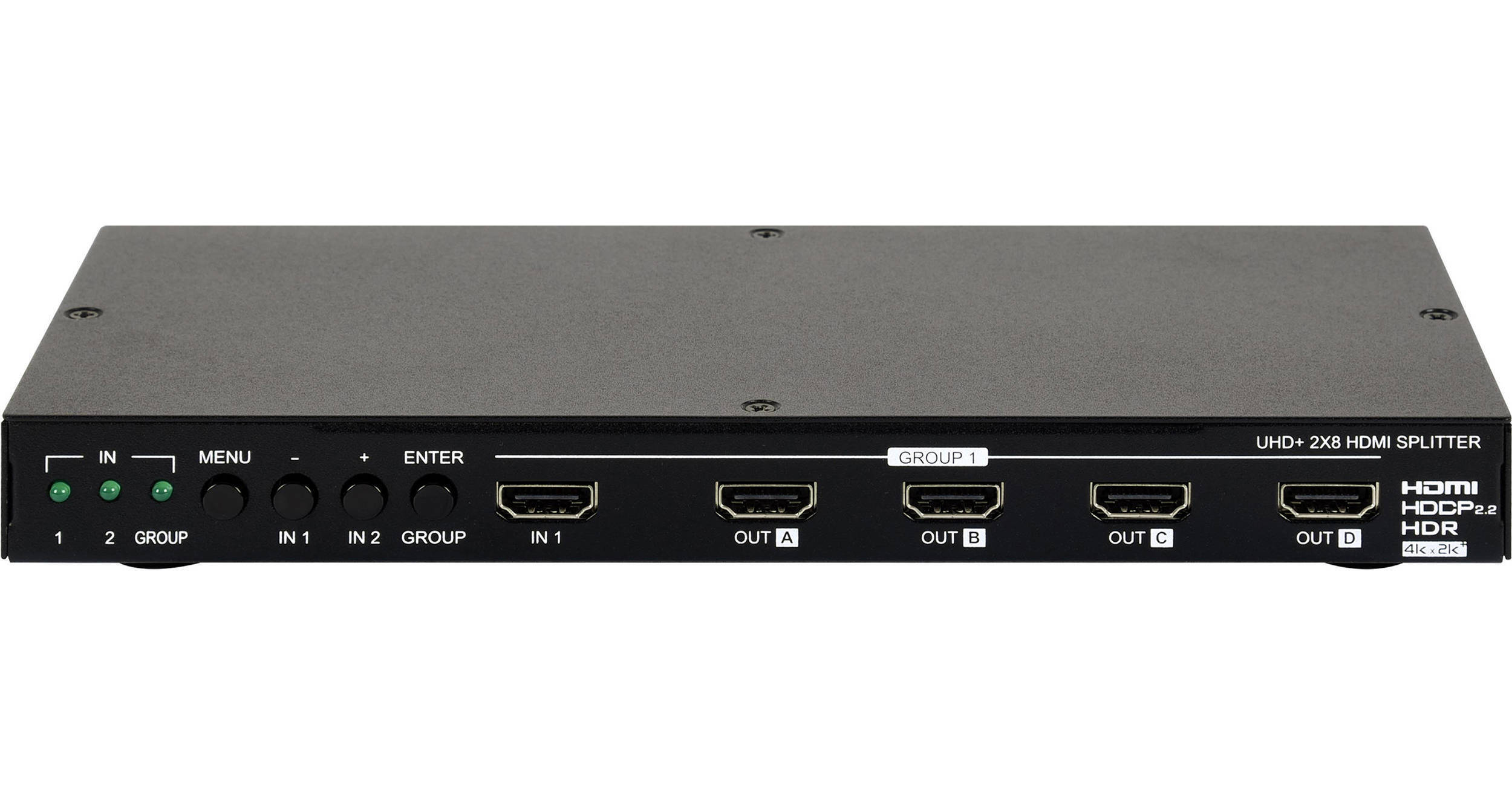 A-Neuvideo 2 x 8 4K UHD HDMI Splitter/Scaler ANI-28UHDDA B&H