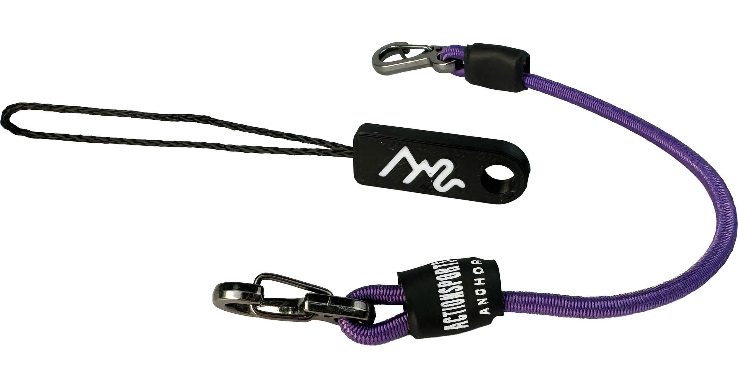 Action Sports Anchor Shorty20 Bungee Lanyard ASTS2-PUR_PU B&H