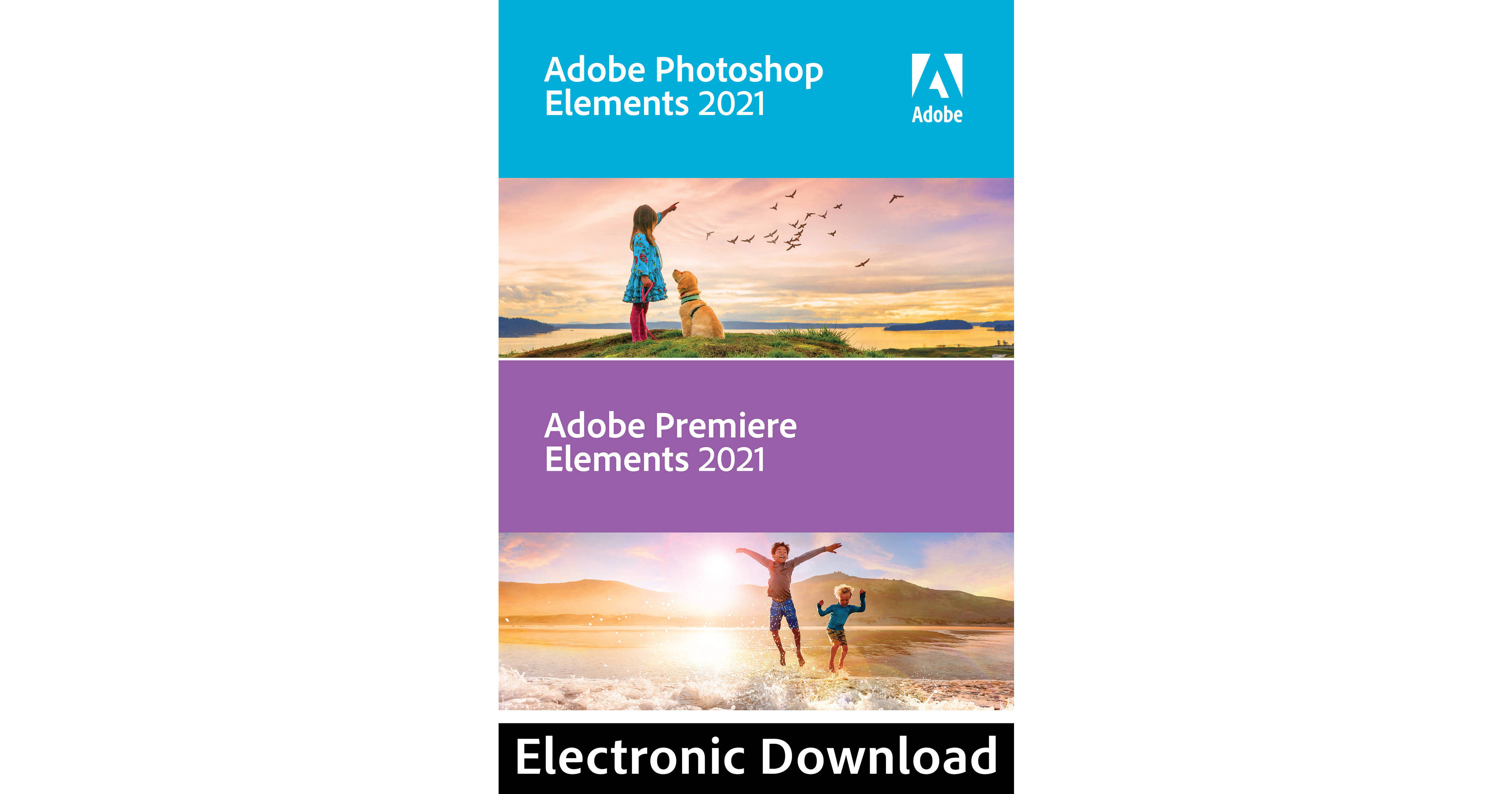 Adobe Photoshop Elements & Premiere Elements 2021 65314311 B&H
