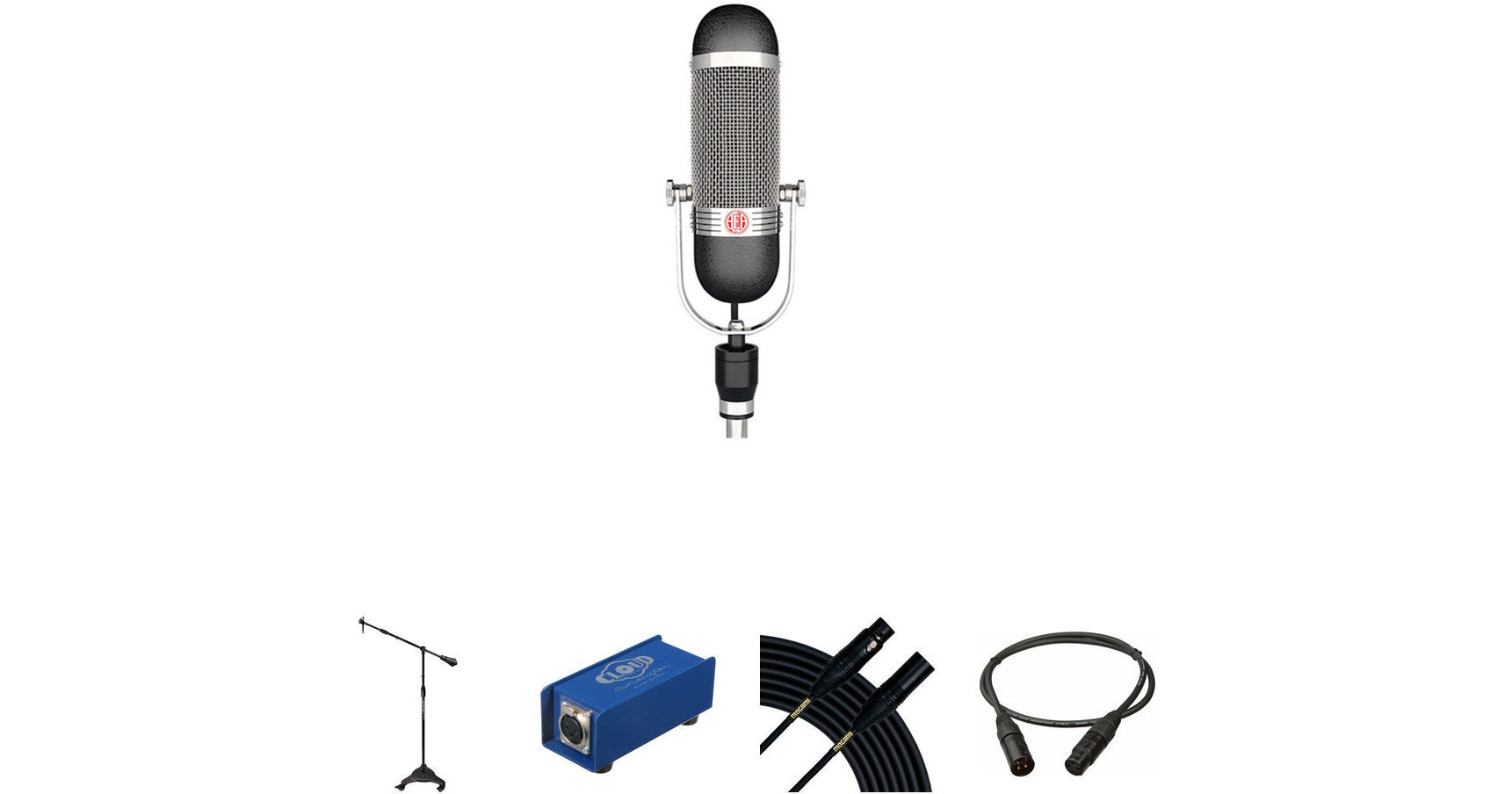 AEA Ribbon Mics R84 Ribbon Microphone Kit with Studio Boom