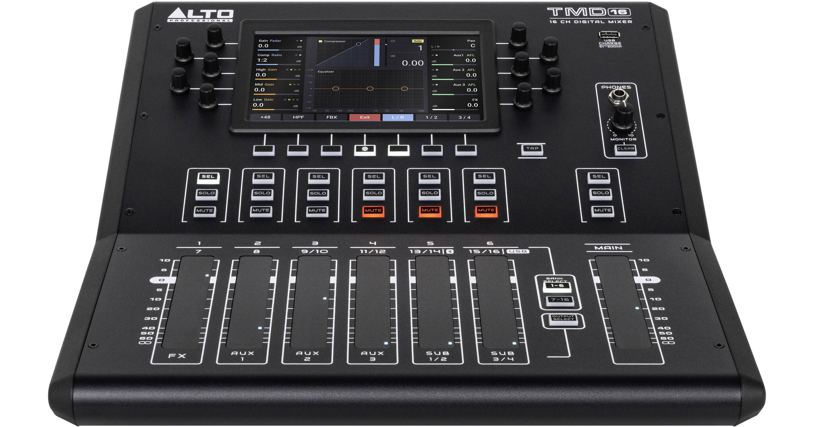 Alto Professional TMD16 Compact 16-Channel Mixer TMD16XUS B&H