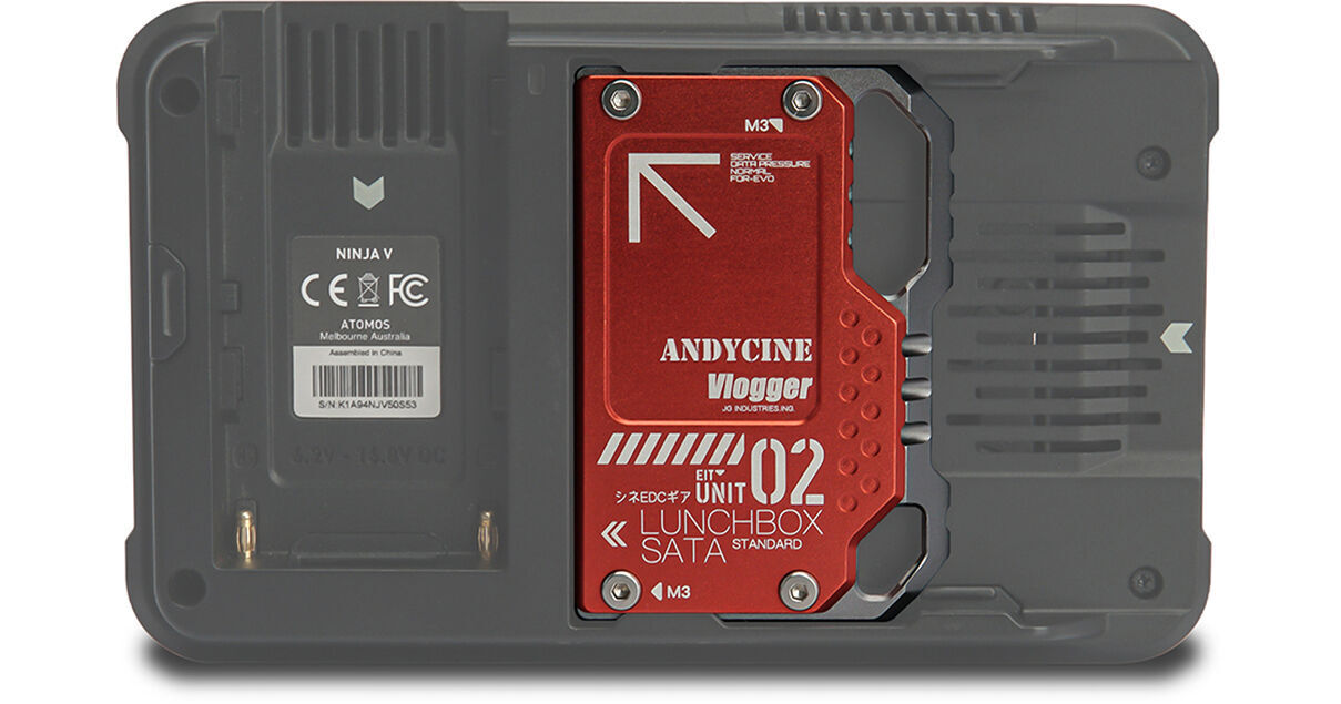 ANDYCINE LunchBox II Magnalium Case for SATA SSD to LUNCHBOX II