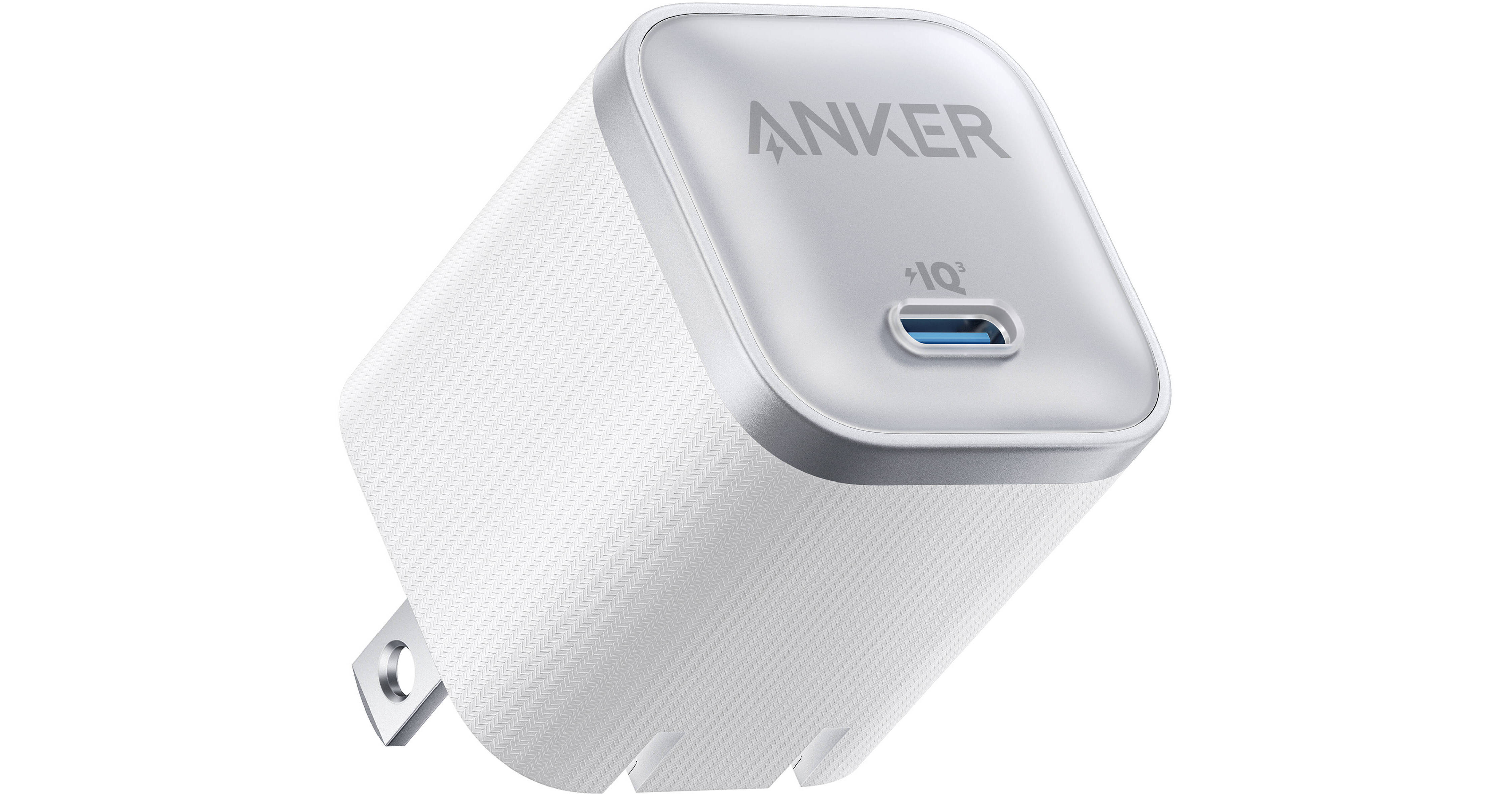 Anker Nano 45W USB-C GaN Charger with Smart Display, 180° Foldable Plug