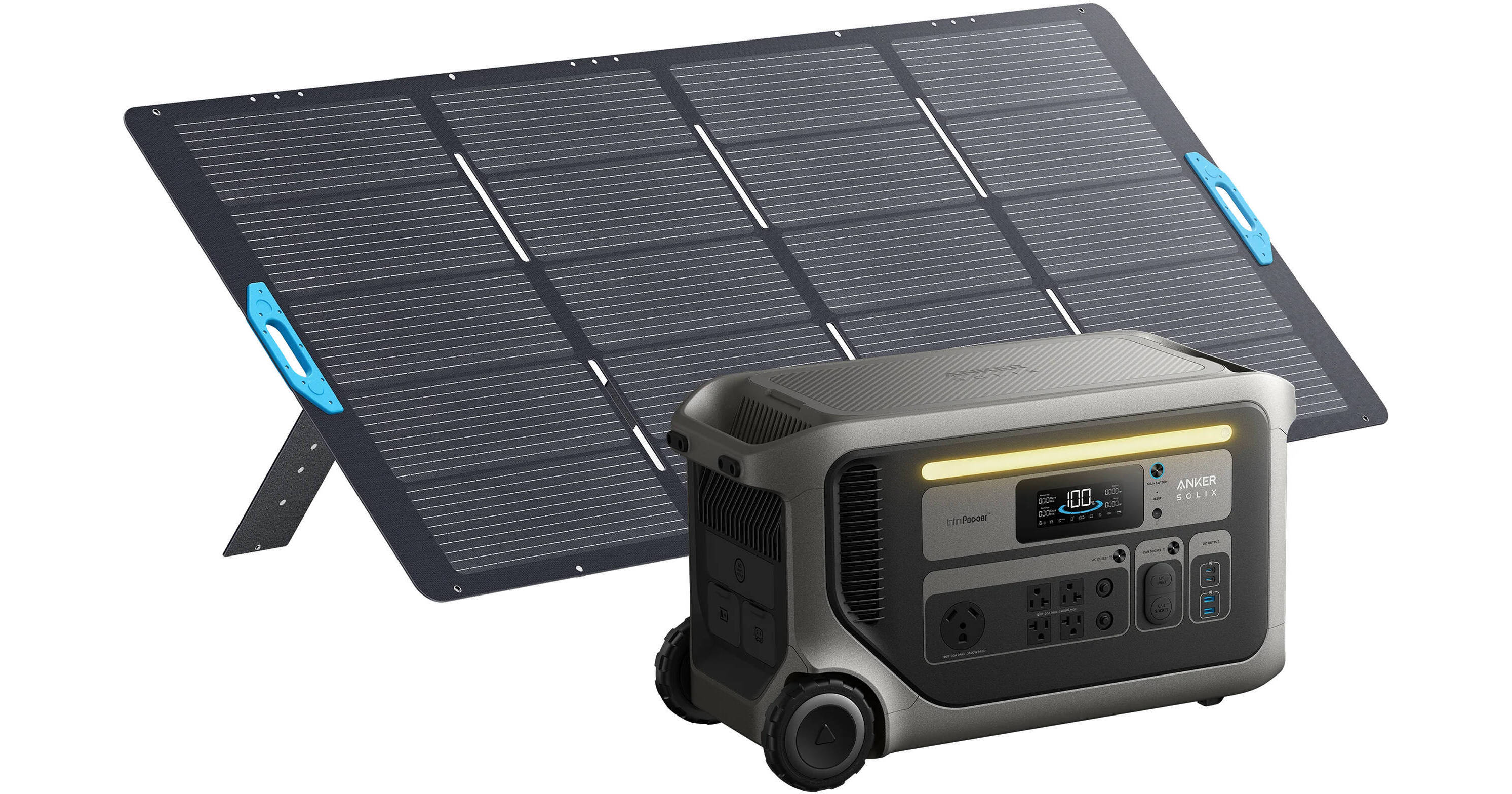 Anker SOLIX F3000 3600W Portable Power Station with 400W