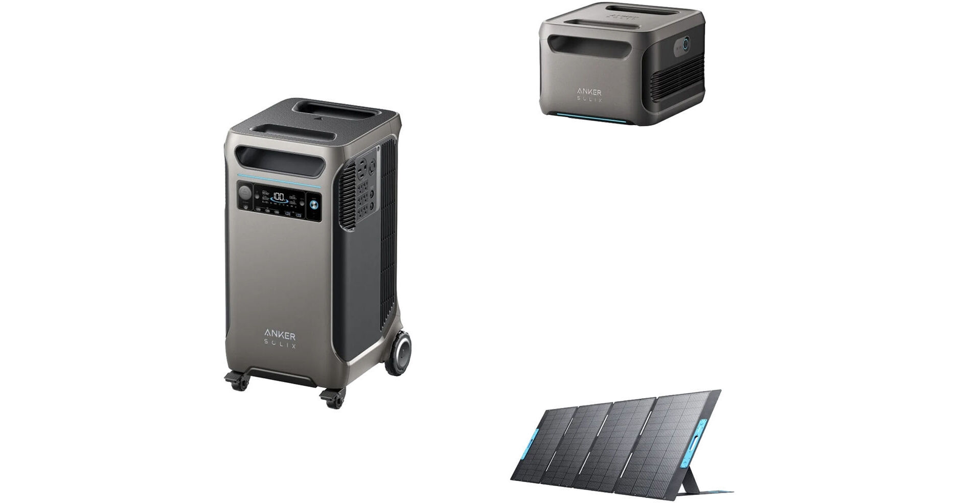 Anker SOLIX F3800 Portable Power Station with Expansi B179011M