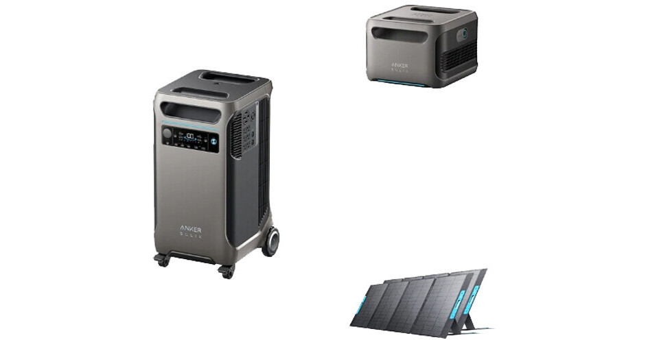 Anker SOLIX F3800 Portable Power Station with Expansi B179011P