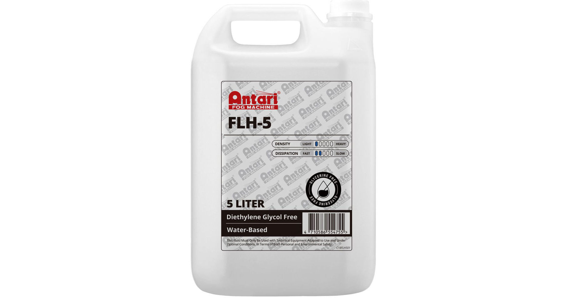 Antari FLH5 Heavy-Density & Long Hang Time Fog Fluid FLH-5E B&H
