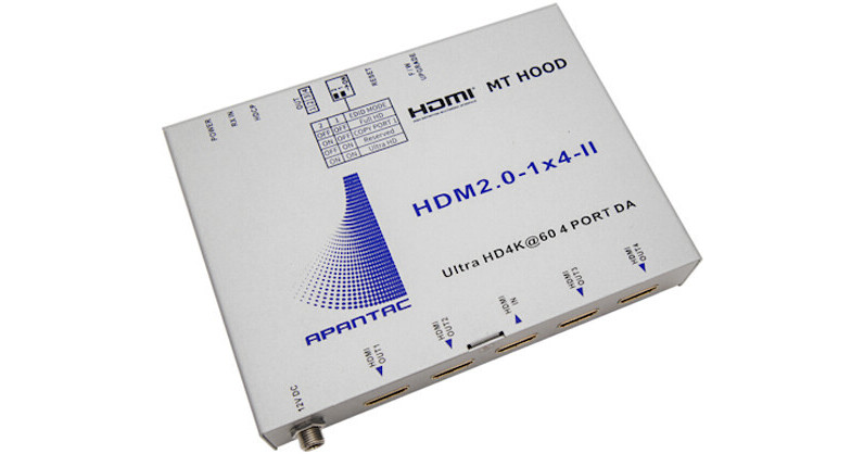 Apantac 1x2 HDMI 2.0 Distribution Amplifier and HDM2.0-1X2-II