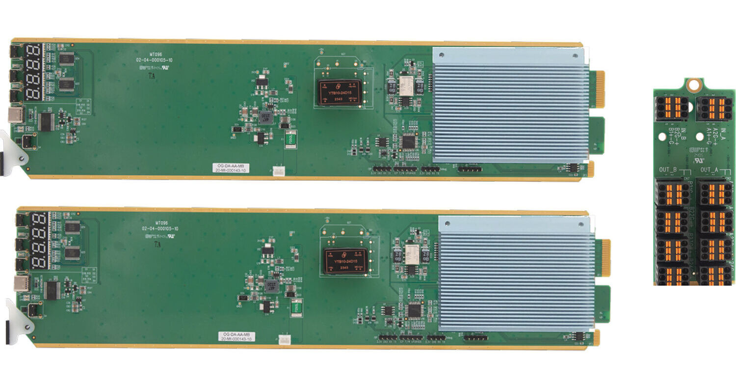 Apantac High-Density openGear Rear Module for Two OG-DA-AA-RM2