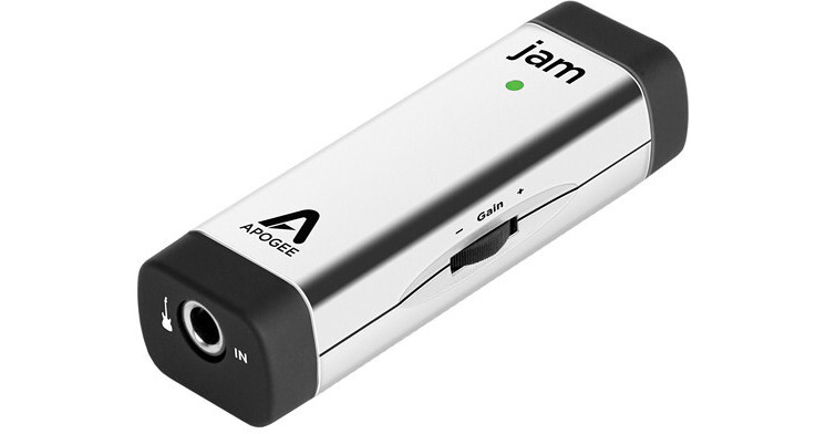 Apogee JAM 96k ラバーケース付　オーディオインターフェース　mac Apogee Electronics JAM 96k Guitar Interface for iOS JAM 96K-LO
