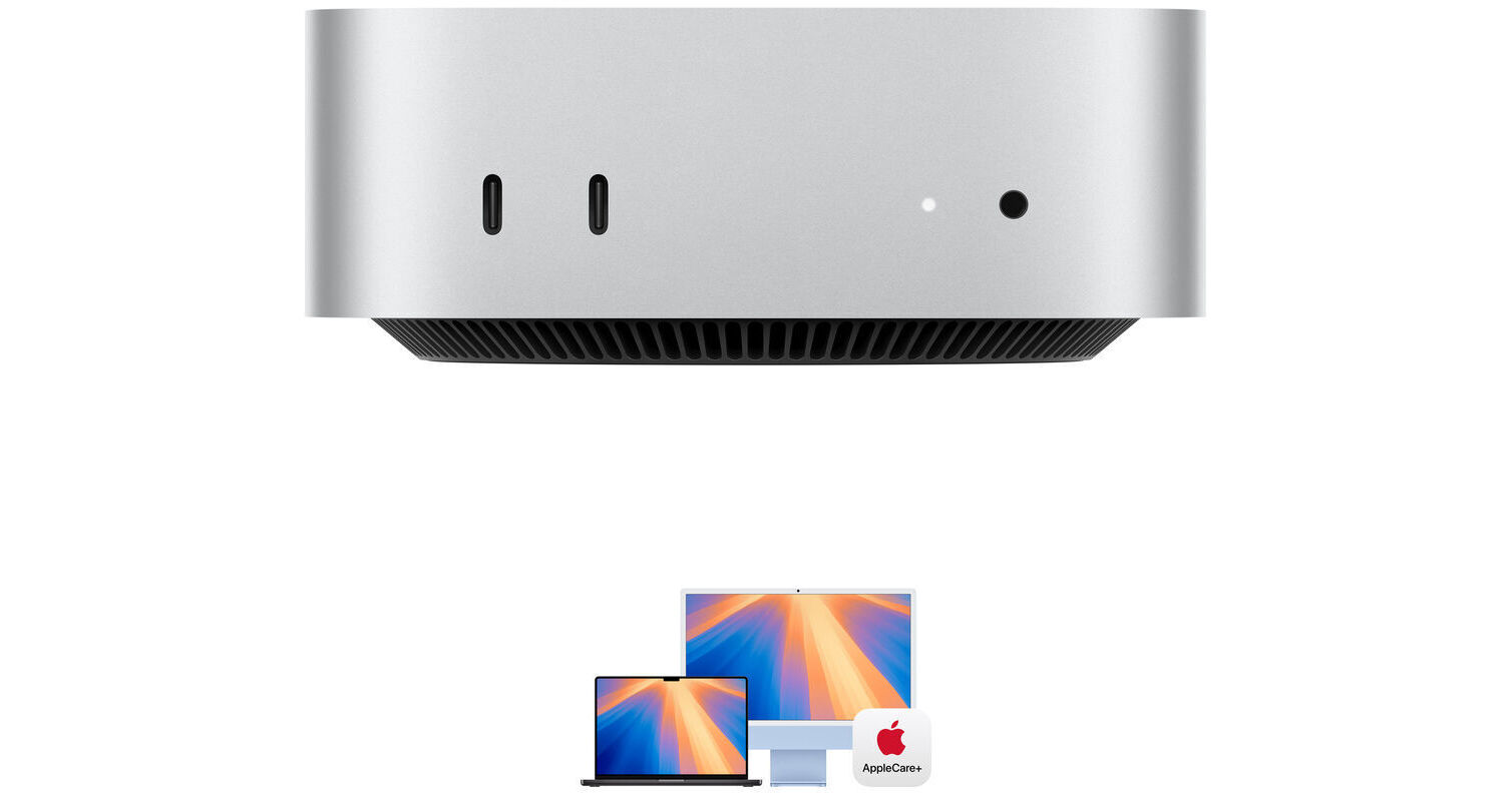 Apple Mac mini M4 (アップルcare付き) Apple Mac mini with M4 Chip & AppleCare+ B&H Photo Video