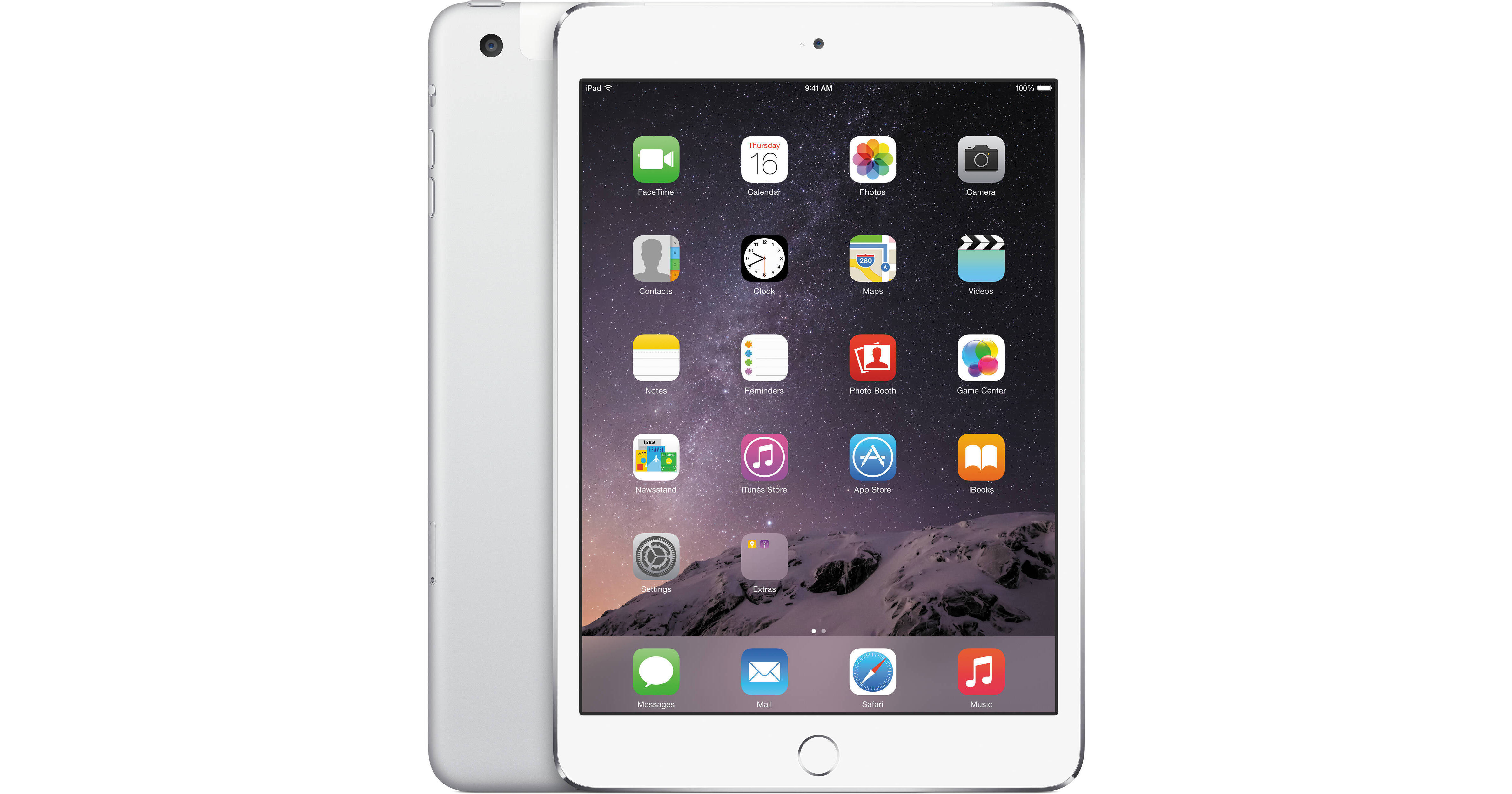 Apple 16GB iPad mini 3 (Wi-Fi + 4G LTE, Silver) MH3F2LL/A B&H