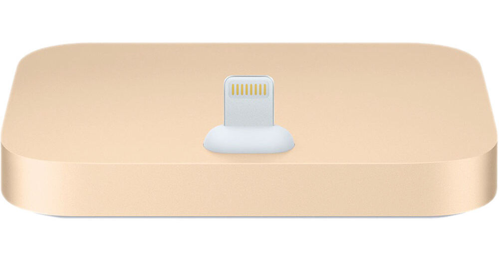 Lightningドック Apple iPhone Lightning Dock (Gold) ML8K2AM/A B&H Photo Video