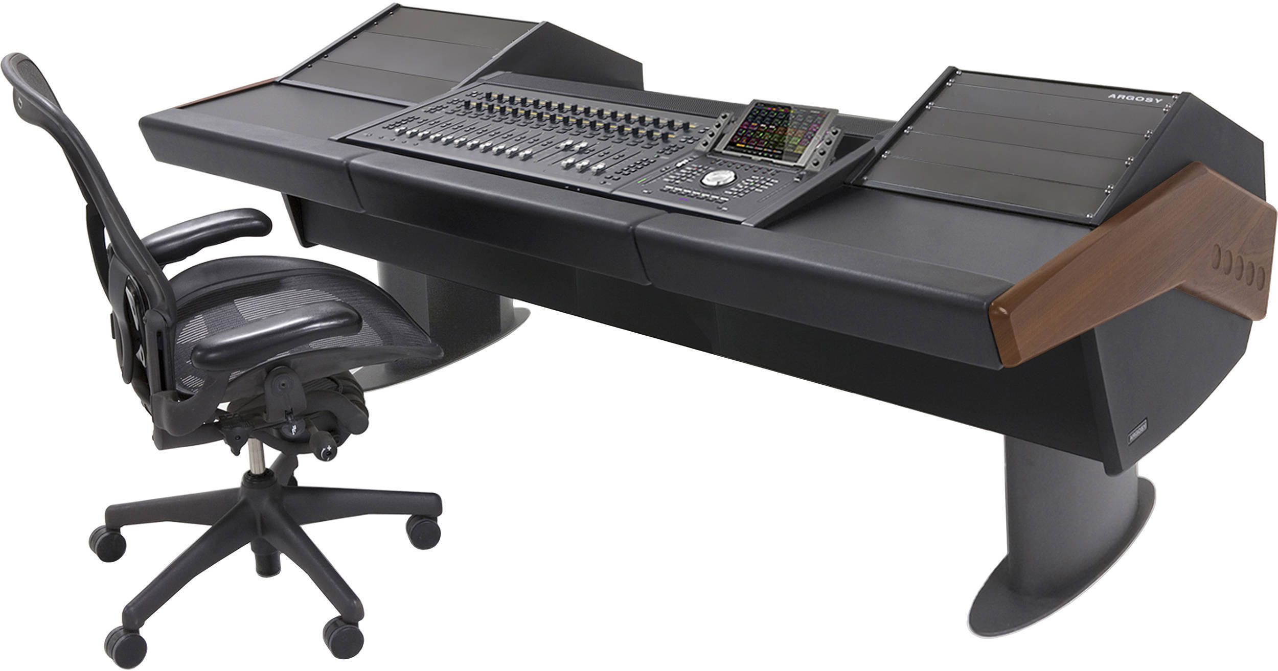 Argosy G30 Desk with Two 9 RU Spaces for Avid G30-S3D-RR9-B-M-G