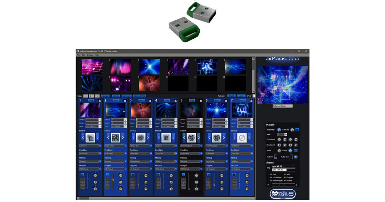 ArKaos MM License Dongle, Media Master Dongle MM LICENSE DONGLE