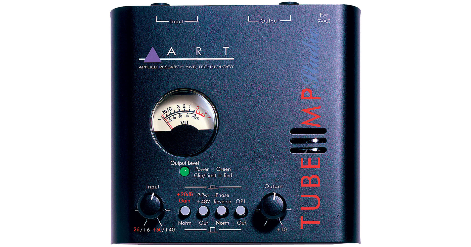 ART Tube MP Studio Tube Microphone Preamp with VU Meter TUBEMPST