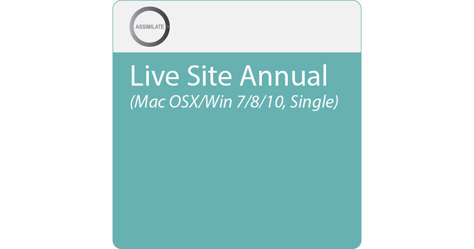 Single Live Software Assimilate Live Site Annual License AI-PROLIVESITE-SINGLE B&H