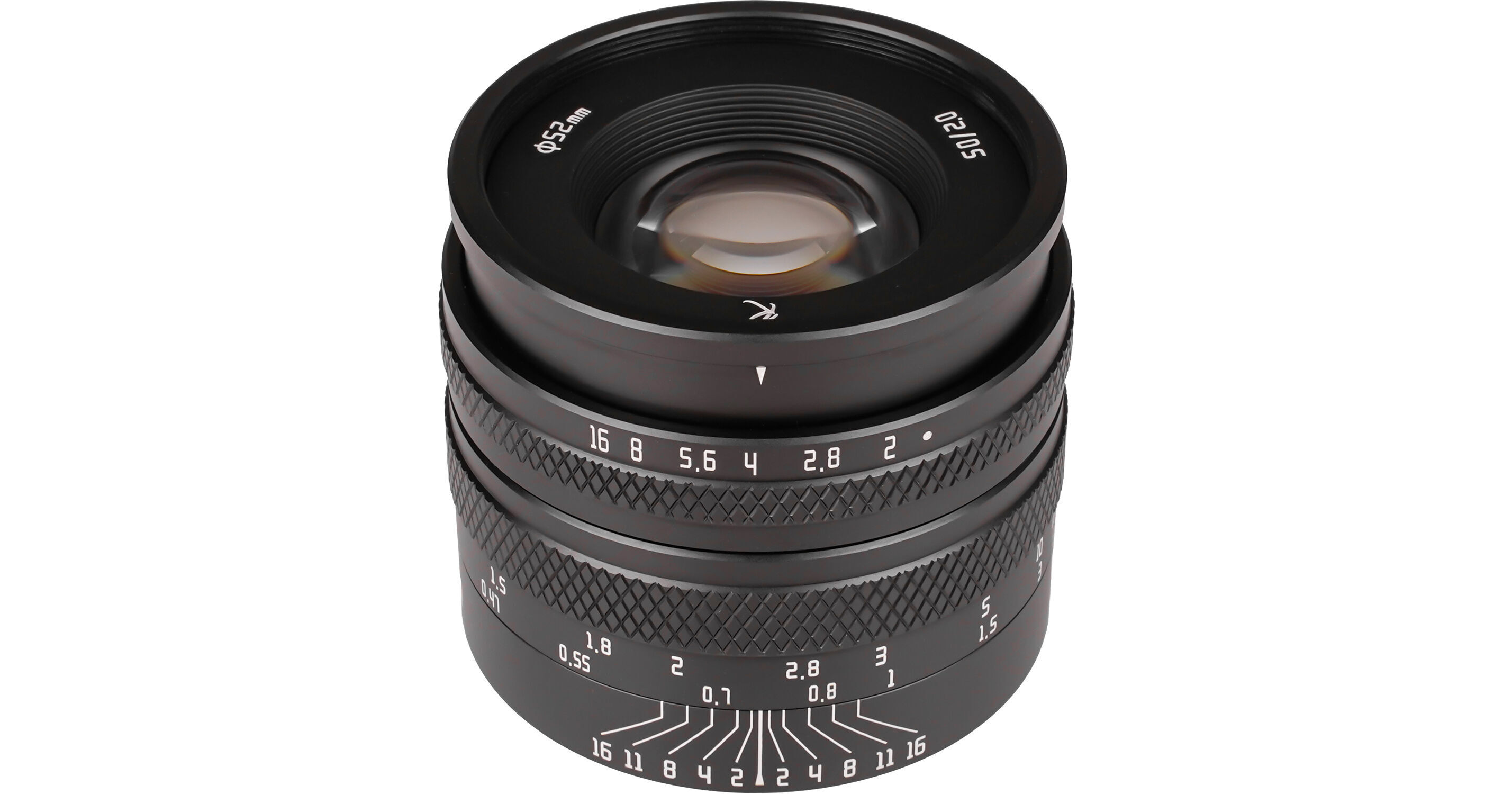 AstrHori 50mm f/2 Lens (Canon RF, Black) A08B-CR B&H Photo Video