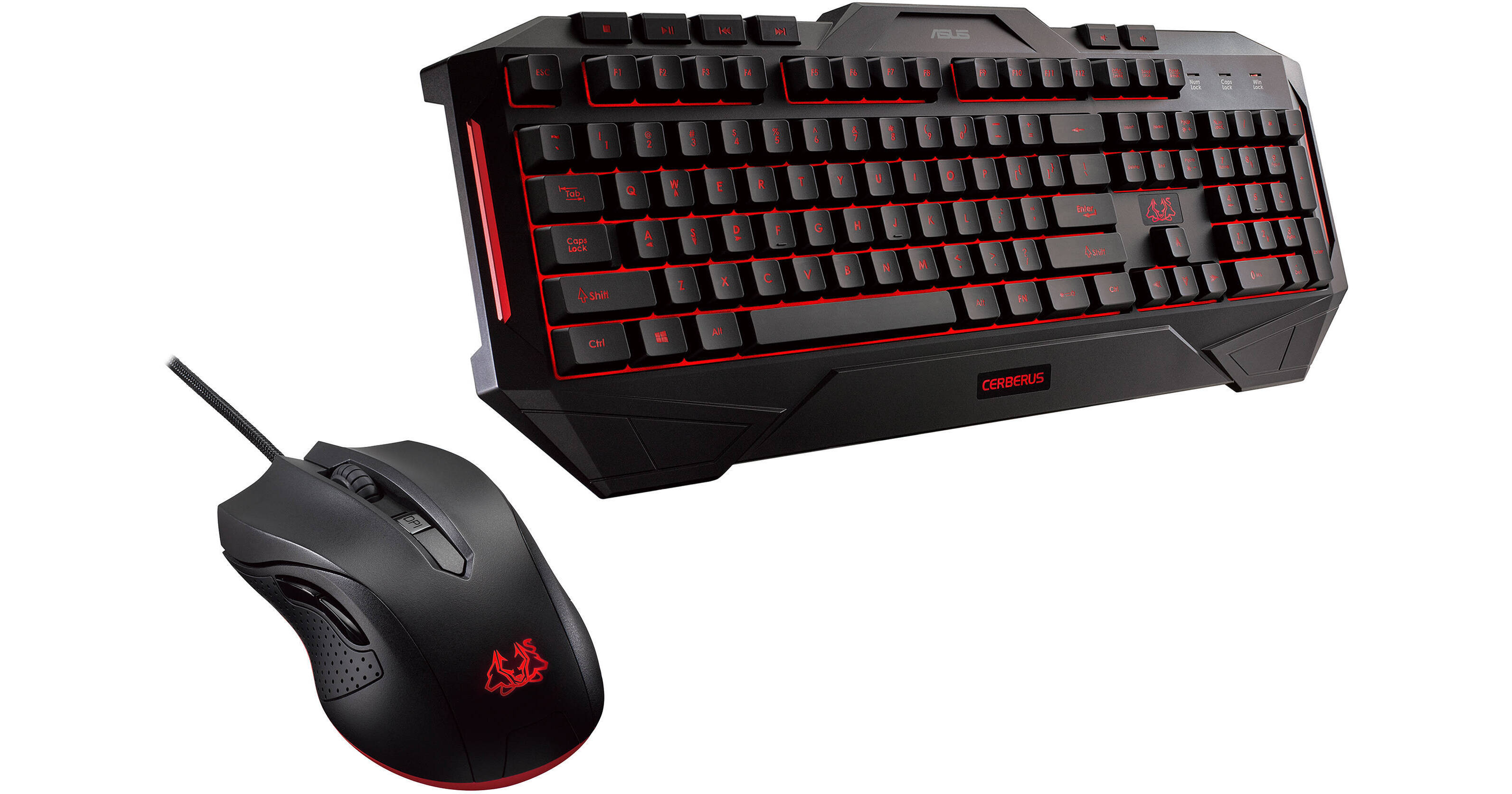 ASUS Cerberus LED Backlit USB Gaming Keyboard CERBERUS COMBO B&H ASUS Cerberus LED Backlit USB Gaming Keyboard CERBERUS COMBO B&H