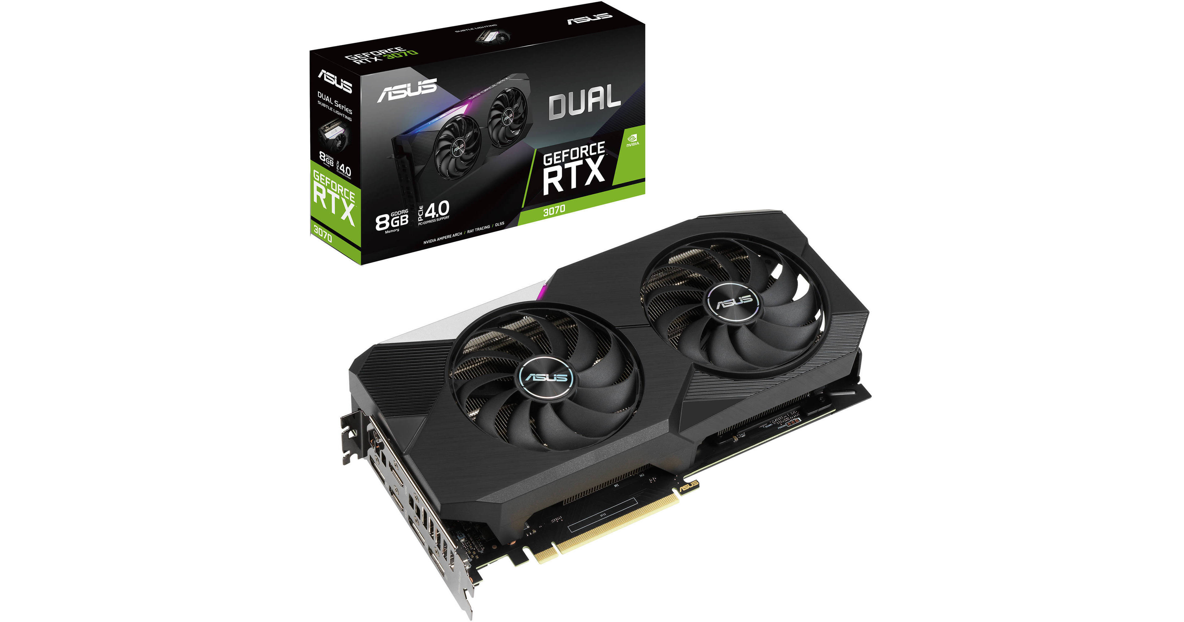 ASUS Dual GeForce RTX 3070 Graphics Card DUALRTX30708G B&H Photo