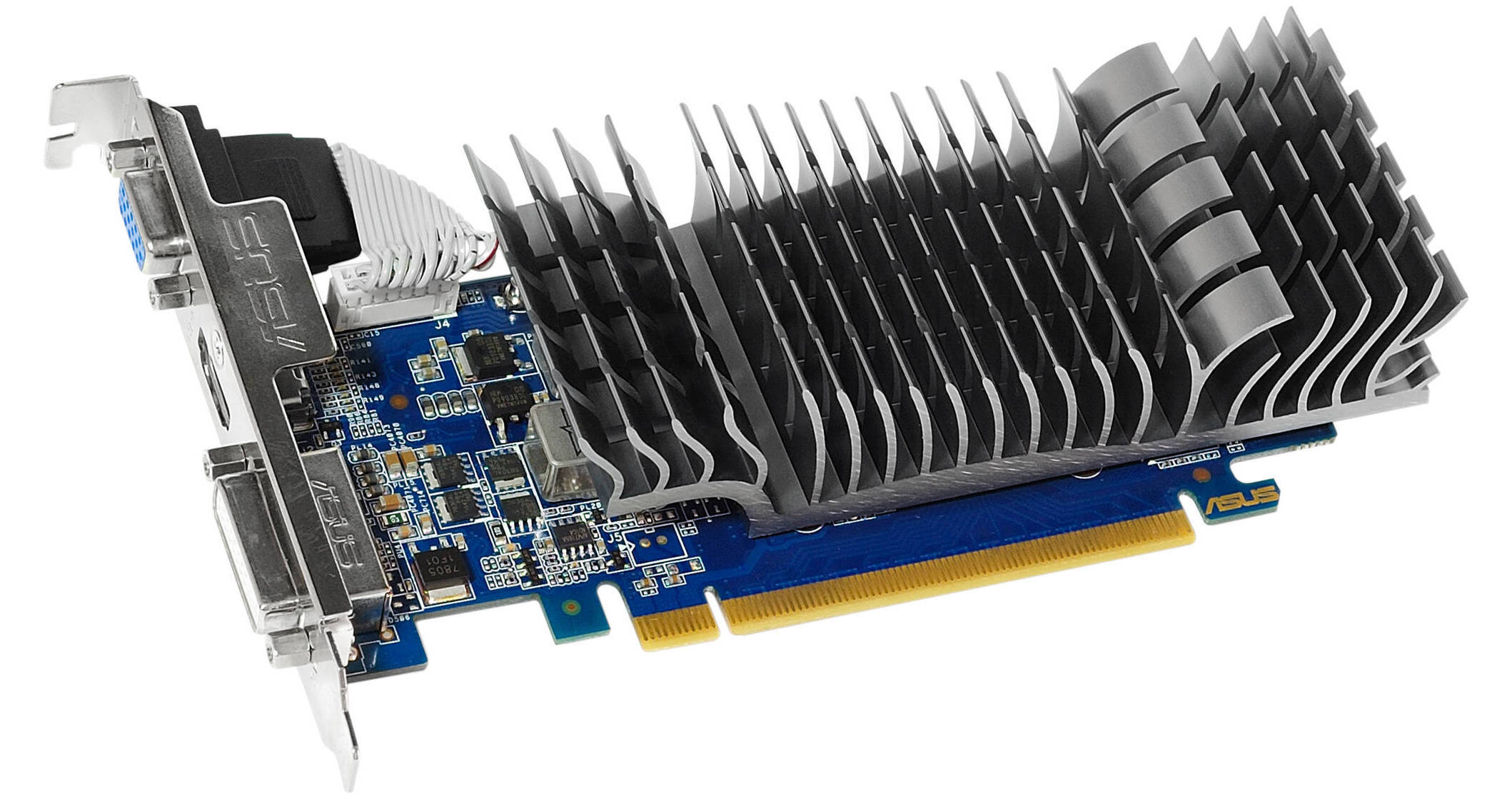Scheda Grafica GT610 1GB DDR3 64 Bit – PCIe 2.0 X16, VGA DVI HDMI, Ventola Silenziosa