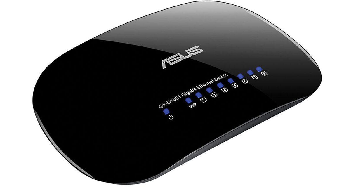 ASUS GX-D1081 V3 8-Port Gigabit Ethernet Desktop GX-D1081 V3 B&H