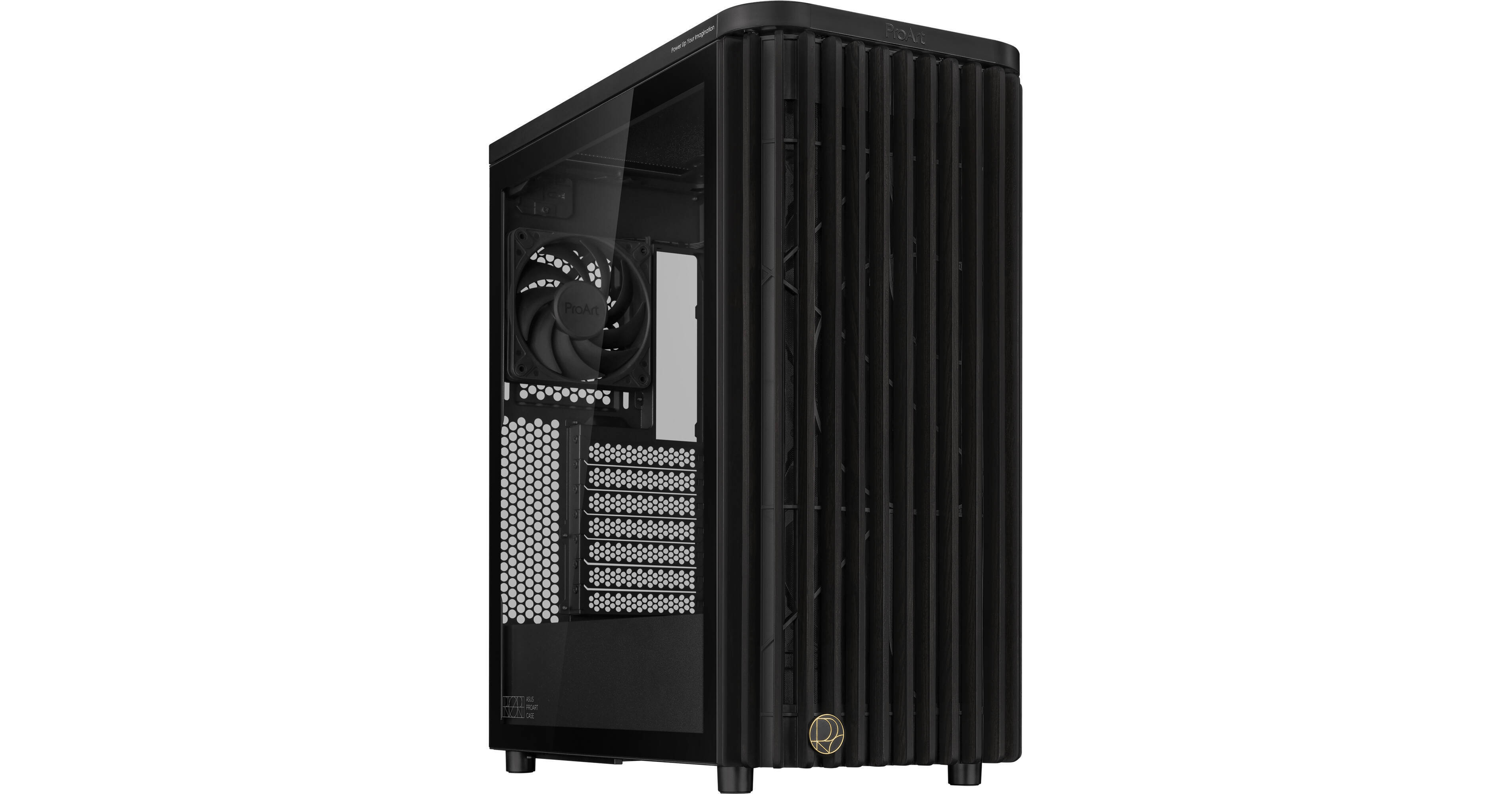 ASUS ProArt PA401 Wood Edition Mid-Tower Case PA401/BK/WOOD/TG//