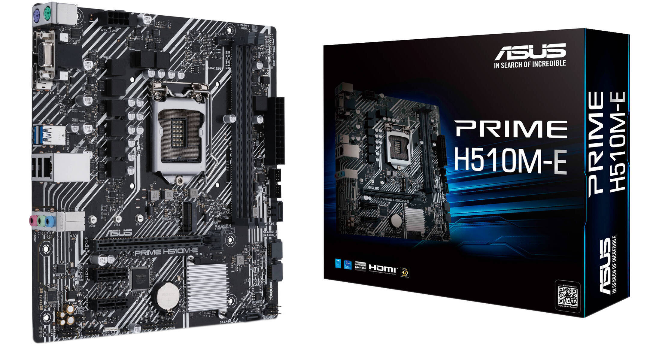 ASUS PRIME H510M-E LGA 1200 Micro-ATX Motherboard PRIME H510M-E